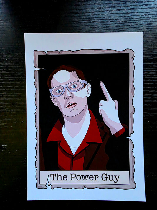 The Power Guy tarot design