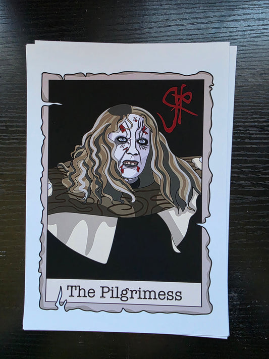 The Pilgrimess tarot design