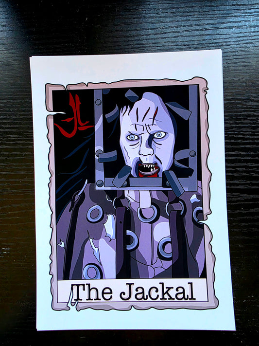 The Jackal tarot design