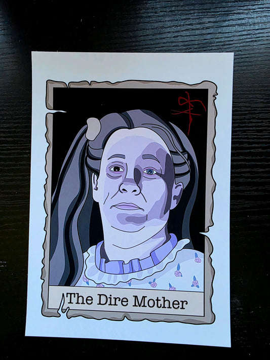 The Dire Mother tarot design