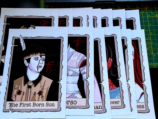 Complete Thir13en Ghosts A5 tarot collection