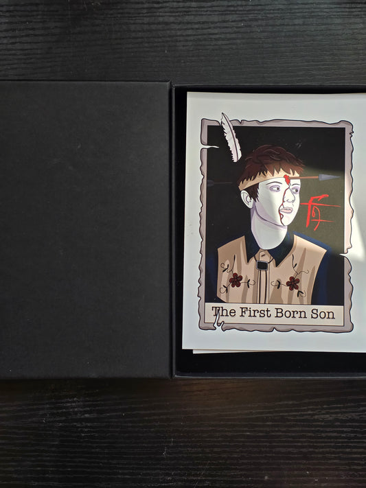 A6 Thirteen ghosts "tarot deck" prints