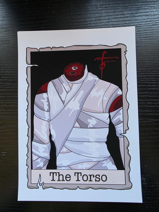 The Torso tarot design